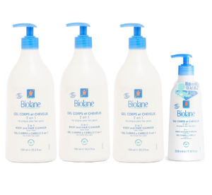 Belle Biolane Ace 2 in 1 Shower/Shampoo Gel Value Pack (Hong Kong Licensed Product) 